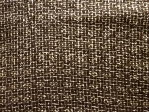 アンティーク　幾何学模様織出し本場泥大島紬男物着物アンサンブル